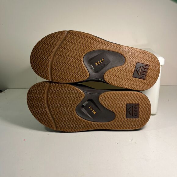 Reef Men\'s Gray Flip Flop Sandal M SZ 8  W SZ10 NEW main image 4